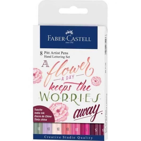 Faber-Castell Marcador de Desenho Hand Lettering Set 8 Unidades