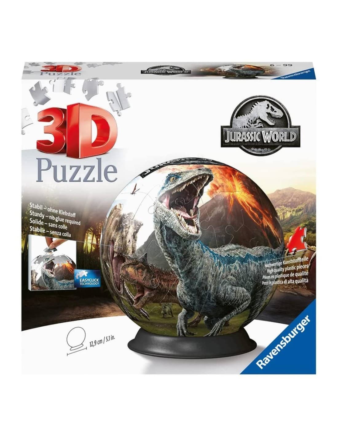 Ravensburger 3D Puzzle-Ball Jurassic World