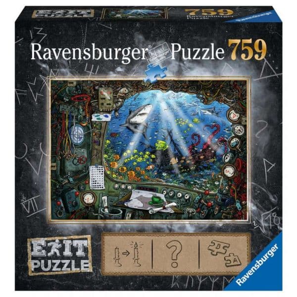 Ravensburger Puzzle Escape Submarine 759 Peças - 95681