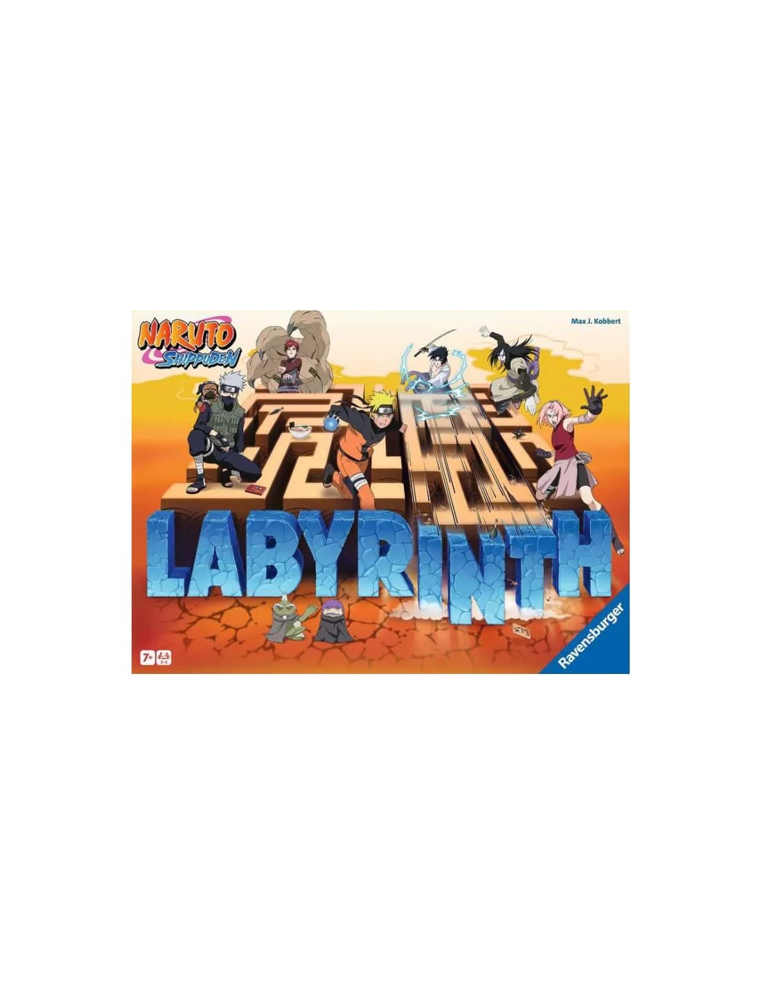 Ravensburger Jogo de Tabuleiro Labyrinth Naruto Shippuden