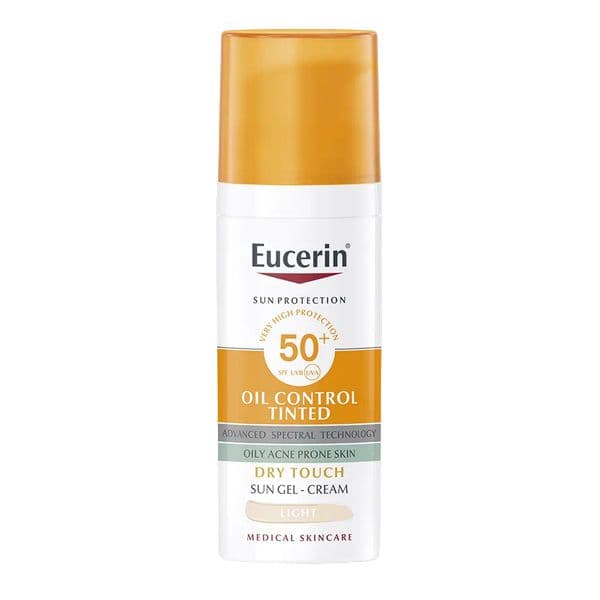 Protetor Solar Eucerin Sun Face Oil Control SPF50+ Tom Claro 50ml