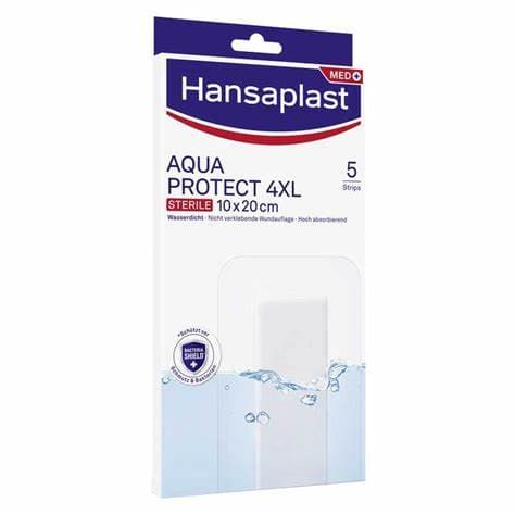 Hansaplast Aquaprotect Adesivo 4XL 10 X 20cm (x5 unidades)