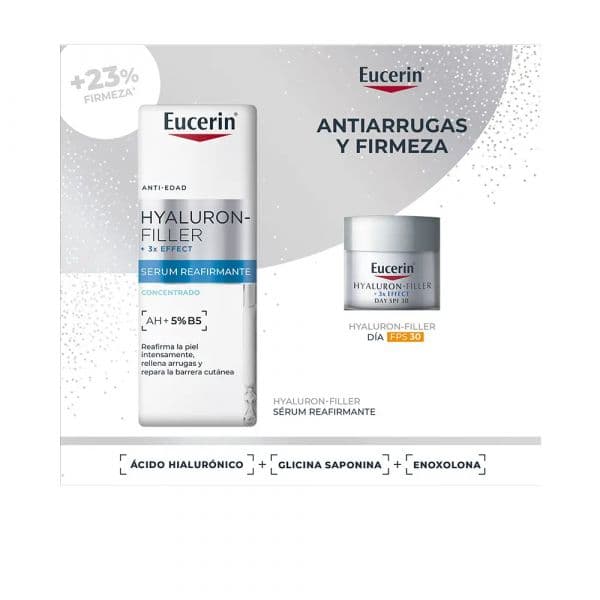Eucerin Hyaluron-Filler Firming Sérum 30ml + Mini Creme de Dia FPS30 20ml Coffret