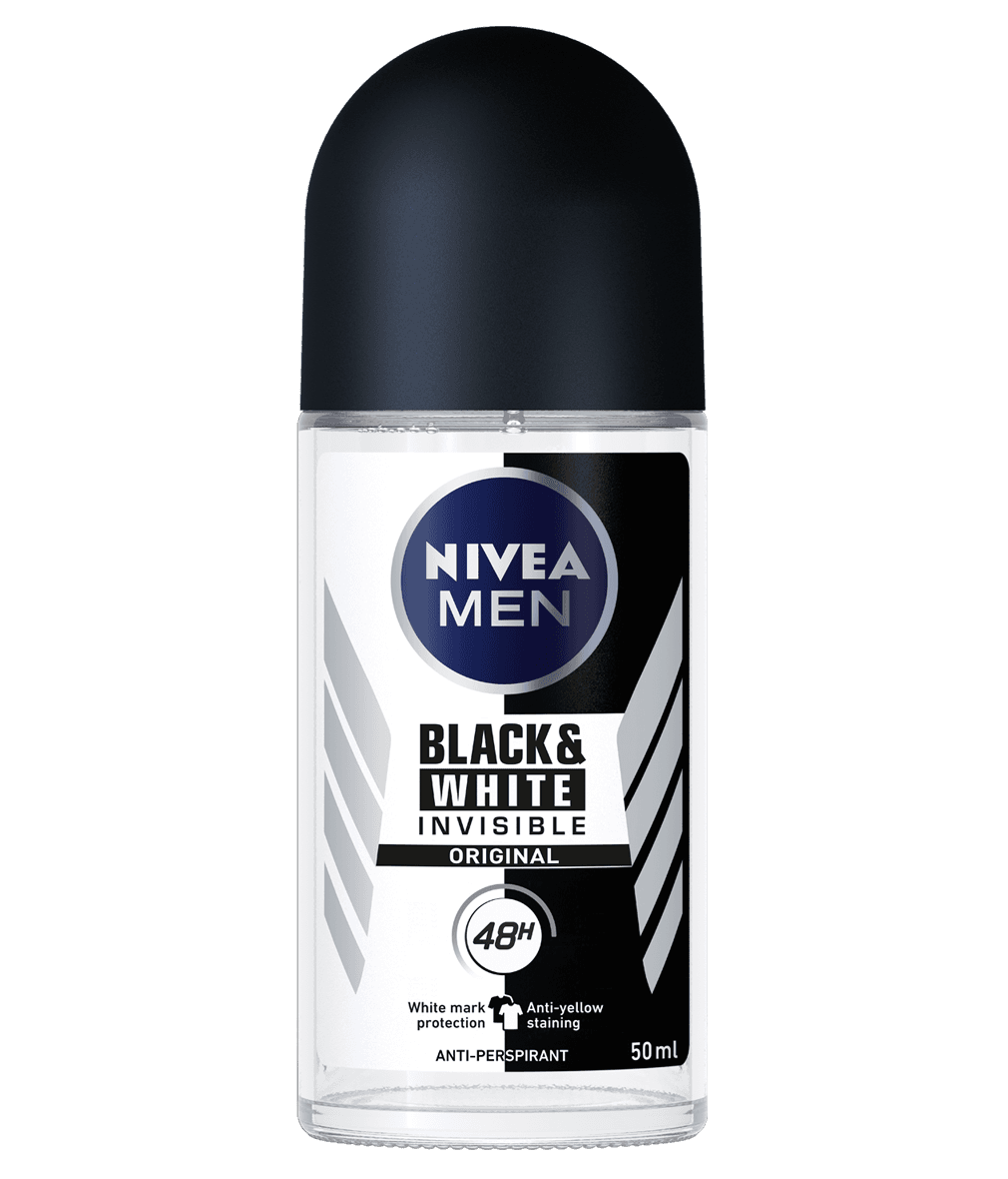 MEN BLACK & WHITE INVISIBLE anti-perspirant roll-on