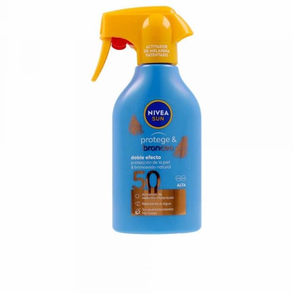 Protetor Solar Nivea Sun Protege & Bronzeia Spray SPF50 270ml