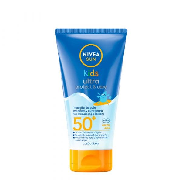 Protetor Solar Nivea Kids Ultra Protect & Play Loção SPF50+ 150ml