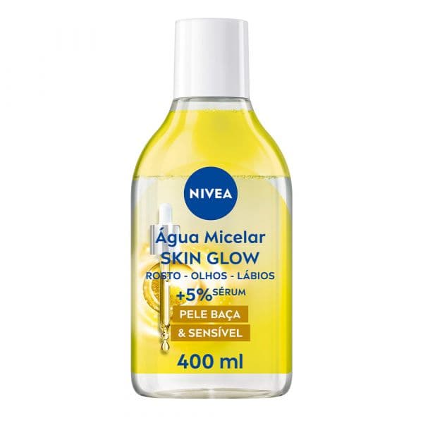 Nivea Água Micelar Skin Glow Pele Baça e Sensível 400ml