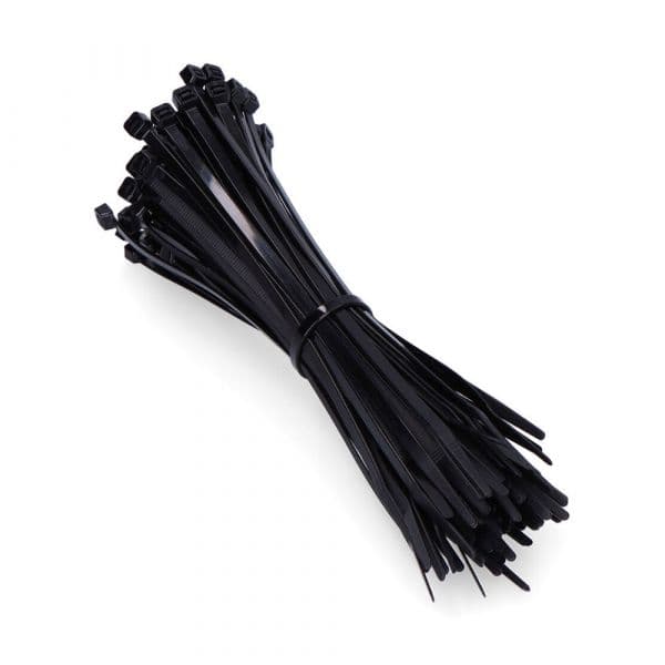 Fischer Abraçadeiras de Nylon UBN 7,6x300mm Preto 100 Unidades
