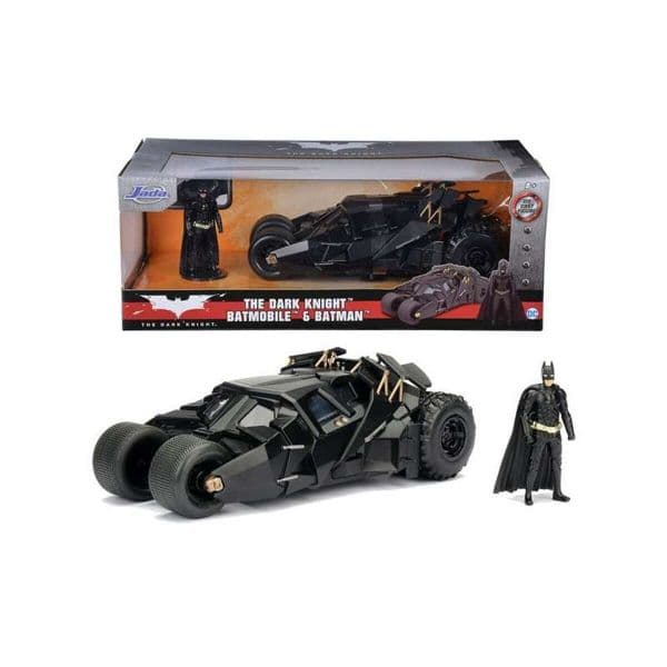 Jada Batman O Cavaleiro das Trevas Batmobile 1:24 + Batman