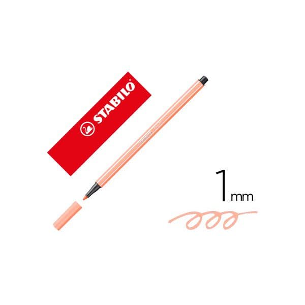 Stabilo Marcador Aguarelável Pen 68 Pele Claro 1 mm - 68/26