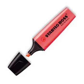 Marcador Fluorescente Vermelho 70/40 Stabilo 10un