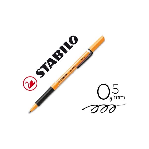 Stabilo Caneta Roller Visco 0.5mm Preto - 1099/46