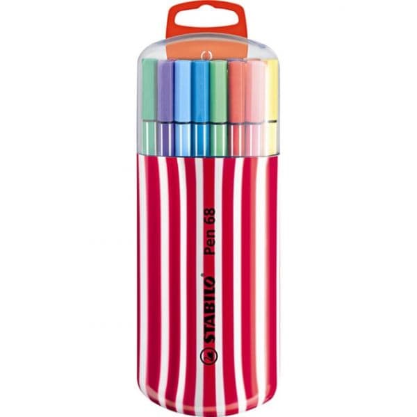 Stabilo Estojo Zebrui de 20 Canetas de Feltro Premium Pen 68 Multicolor