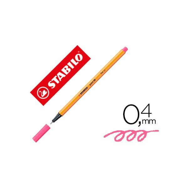 Stabilo Marcador Point 88 0.4mm Heliotropo 10 Un.