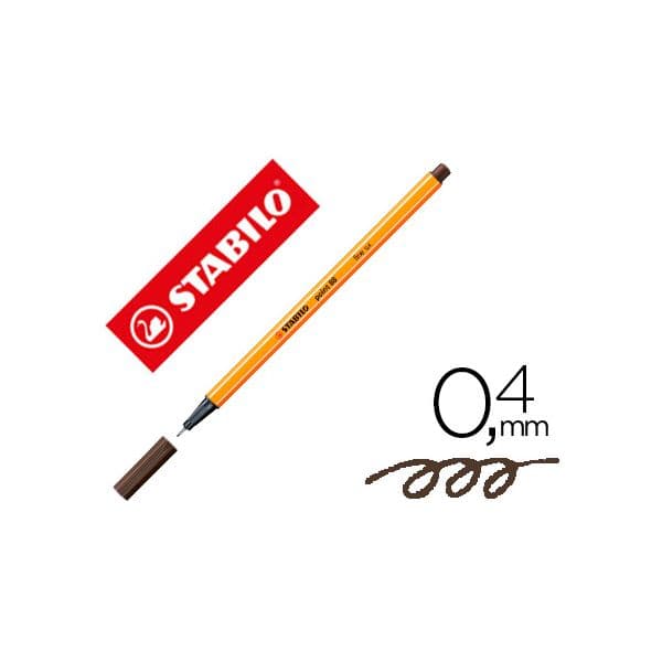 Stabilo Marcador Point 88 0.4mm Sombra 10 Un.