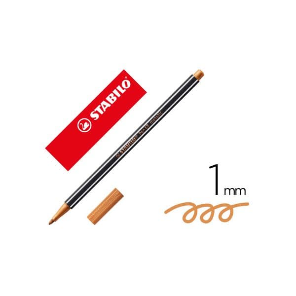 Stabilo Marcador Aguarelavel Pen 68 Metalico Cobre 1 mm - OFF153647CE