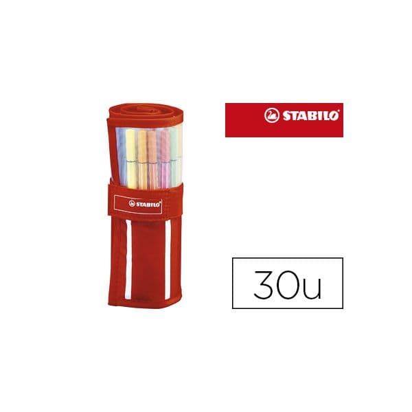 Stabilo Marcador Aguarelavel Pen 68 Estojo de 30 Marcadores Sortidos - OFF153645CE