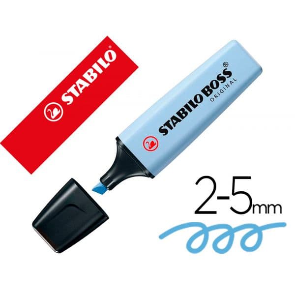 Stabilo Marcador Boss Original 70 Pastel Azul Vento 1 Un.