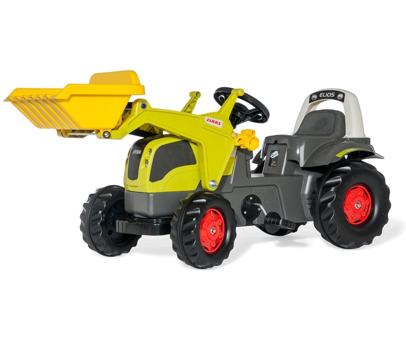 Kart A Pedais Trator Claas Elioz Com Balde Rolly Toys