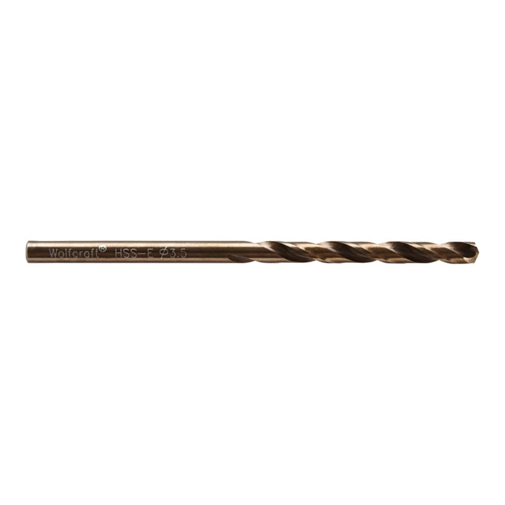 Broca de metal hss cobalto retificada, ø3,5 x 70 mm