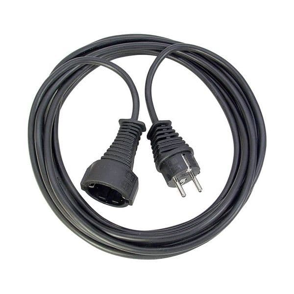 Brennenstuhl Extensão Eléctrico IP20 H05VV-F 3G1,5 para Uso em Interiores Longitude Cabo (m) 3 (negro)