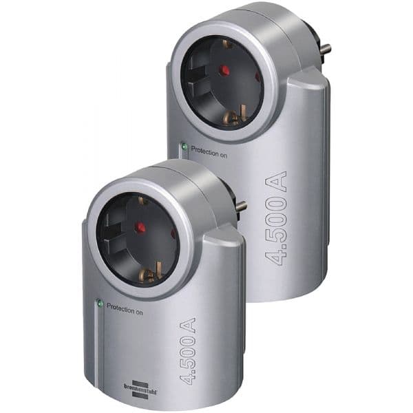 Brennenstuhl Ficha Adaptador Primera-line Protegido Contra Subidas de Tensão 13.500A - A1945652001506950