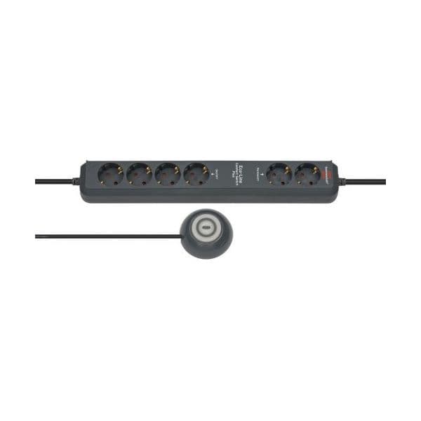 Brennenstuhl-base de Tomadas Múltiplas Eco-line Comfort Switch Plus com Interruptor Mano/pie - A1945502501159560516