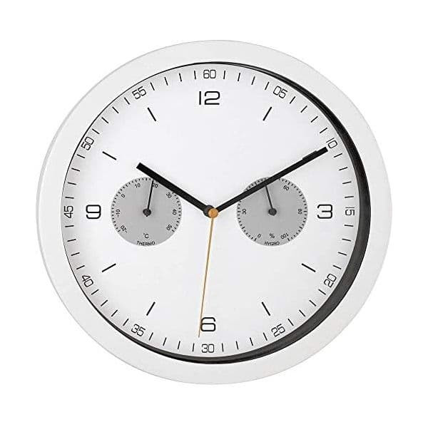 Mebus Relógio de Parede 52826 260x42mm Branco