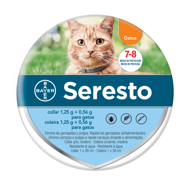 Seresto Coleira Antiparasitária Gato 38cm