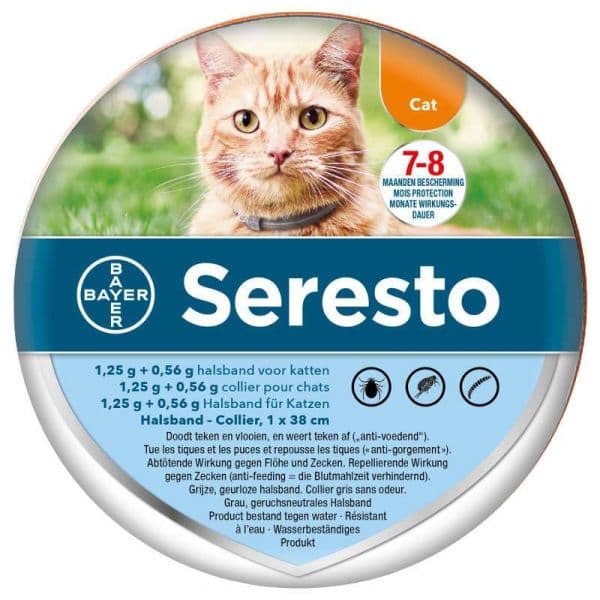 Seresto Coleira Antiparasitária Gato 38cm