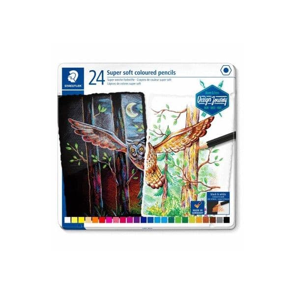 Staedtler Lápis de Cor Super Soft 24 un. - ST149CM24