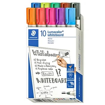 Staedtler Marcador Lumocolor 351 Pack 10 Cores 1 Un. - 1321092