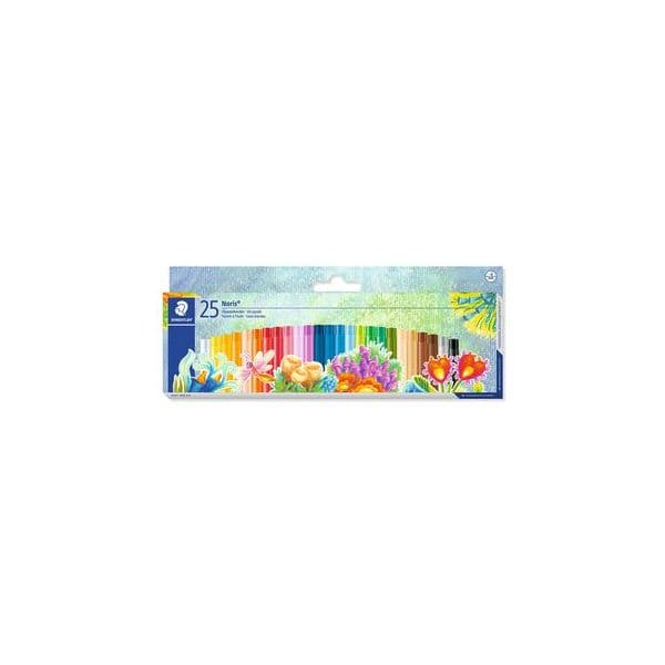 Staedtler Lápis de Pastel de Óleo Noris® 8 mm Várias Cores 25 un.