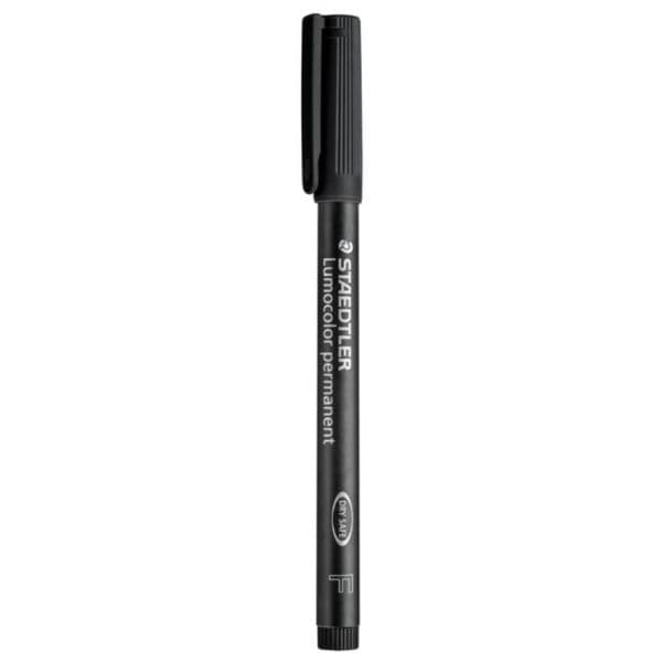 Staedtler Marcadore Permanente Lumocolor 0.6mm Preto 10 Un.