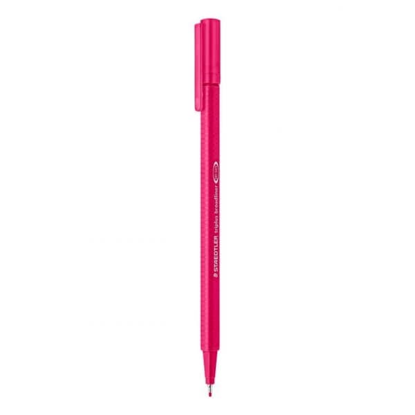 Staedtler Marcador Triplus Broadliner Vermelho Bordô