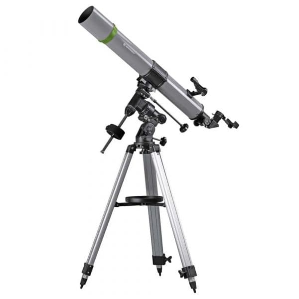 Bresser Telescópio Space Explorer 90/900 EQ3 Refrator Acromático com Oculares e Lente Barlow
