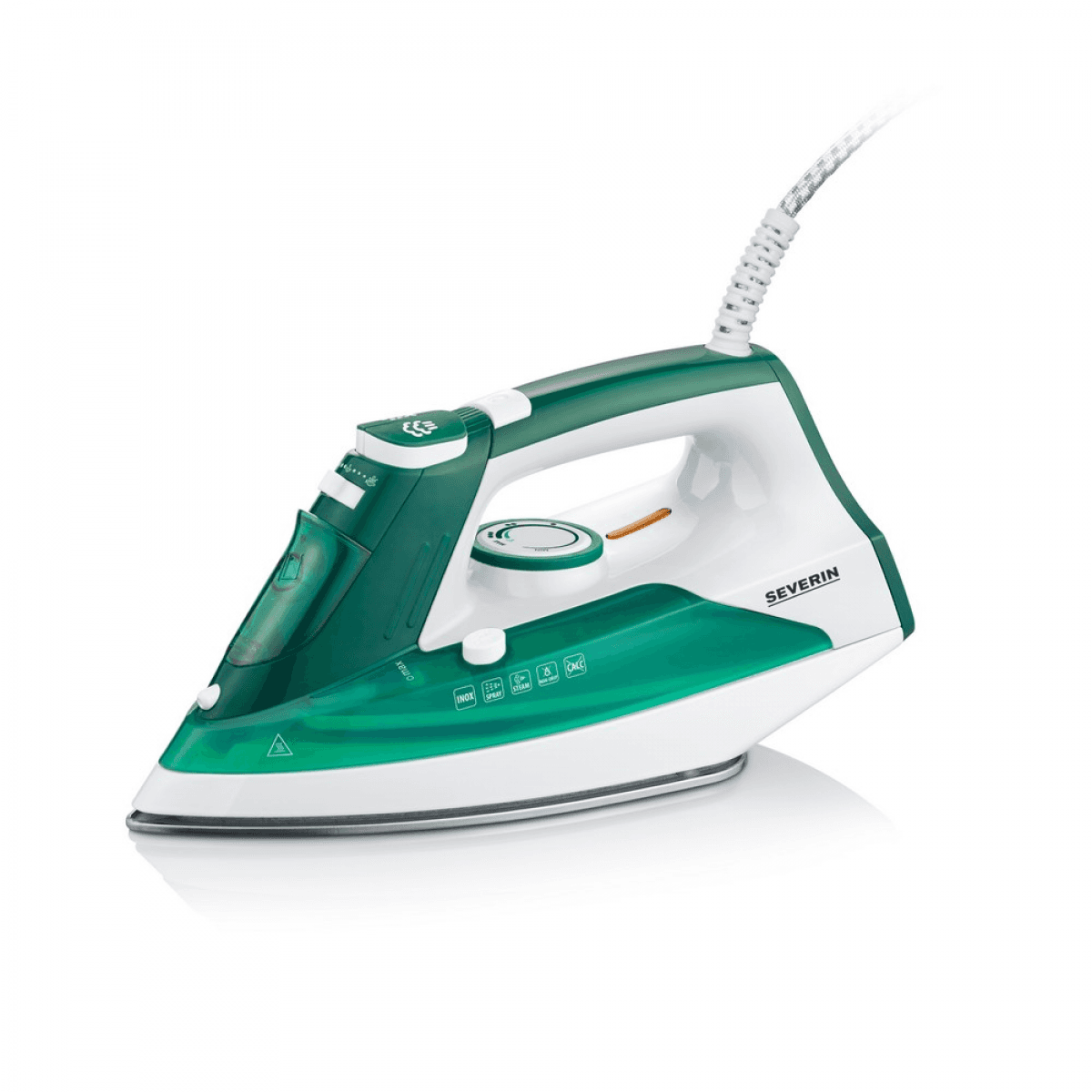 Ferro Severin Vapor BA 3261 Branco/Verde - 2.400w Aço Inox