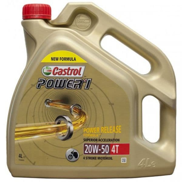 Castrol Óleos e Spray Power 1 4T 4L 20W-50