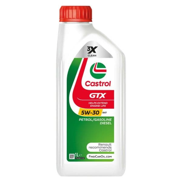Castrol Óleo de motor GTX para motores a gasolina e gasóleo 5W-30 RN17 1 L