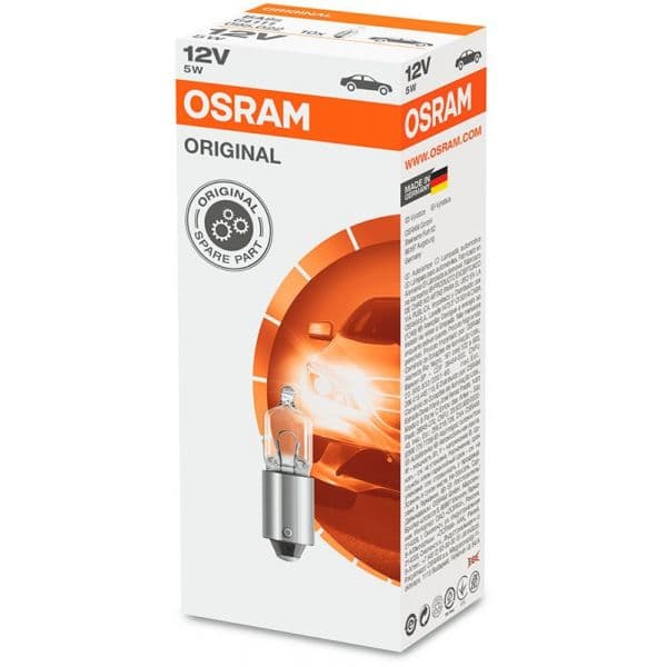 Osram Kit 10 Lâmpadas BA9s 12V/5W Original Line® 12V - 64111