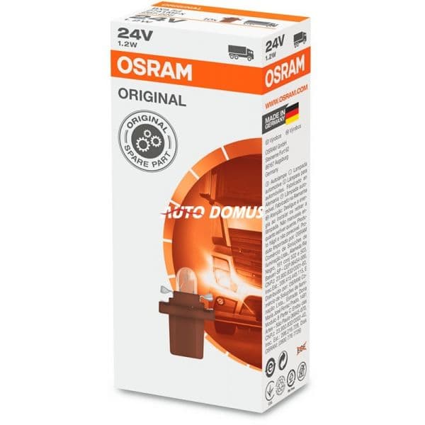 Osram Kit 10 Lâmpadas BX8.5d 24V/1.2W Original Line®