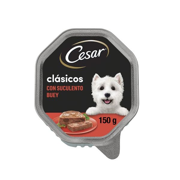Ração Húmida Cesar Terrinas 150g Classic com Vaca