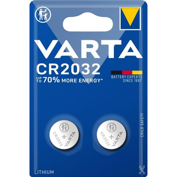Varta Pilha de Lítio CR2032 3V 2 Un.