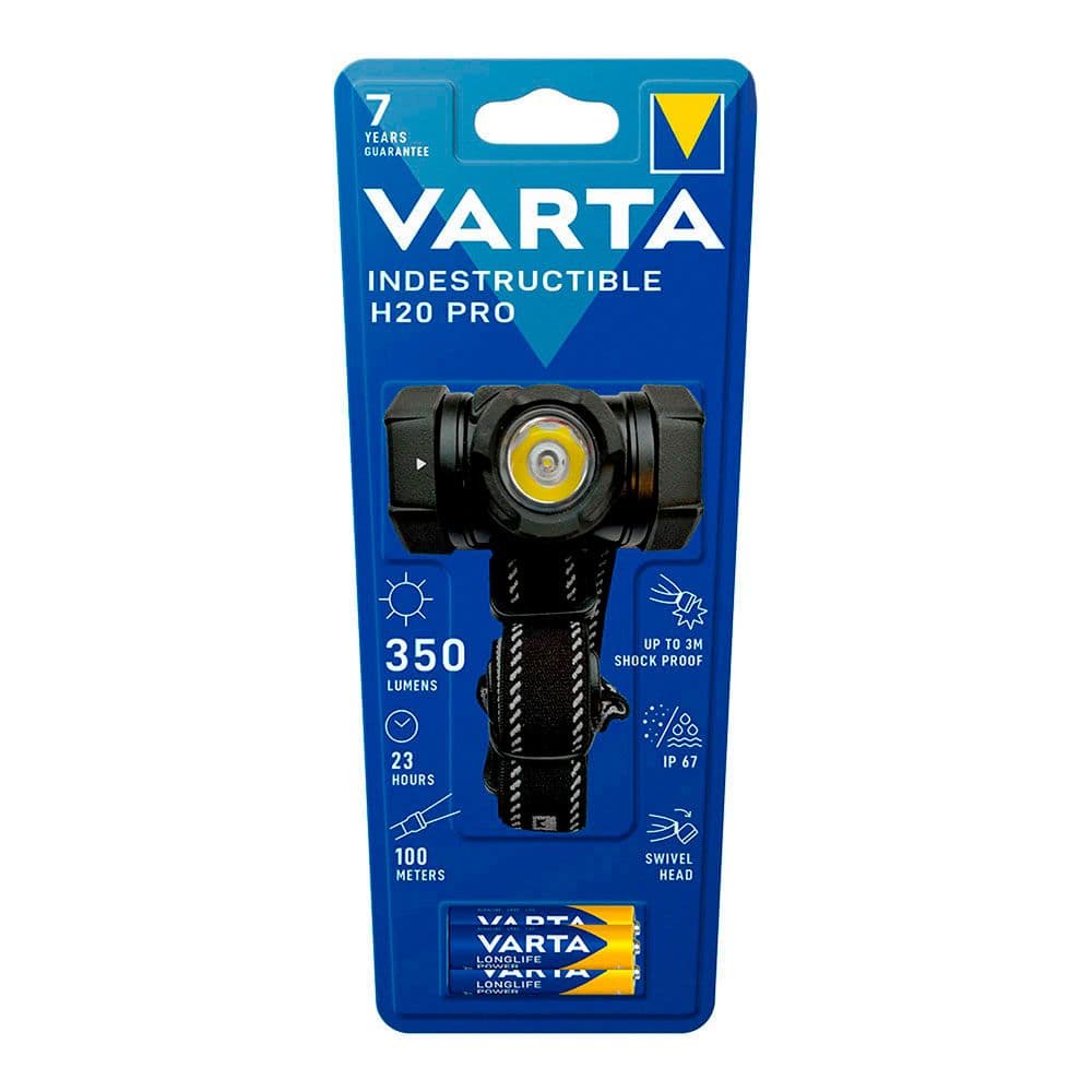 Varta Lanterna Led Cabeça 350lm 4w indestrutivel H20 Pro