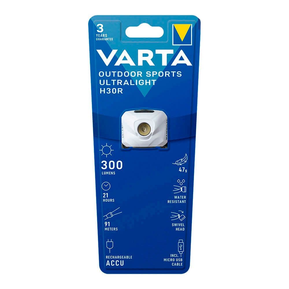 Varta ULTRALIGHT H30R Branco Lanterna de cabeça LED