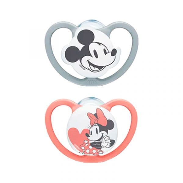 Nuk Space 2 Chupetas Silicone Disney Minnie 18-36 Meses