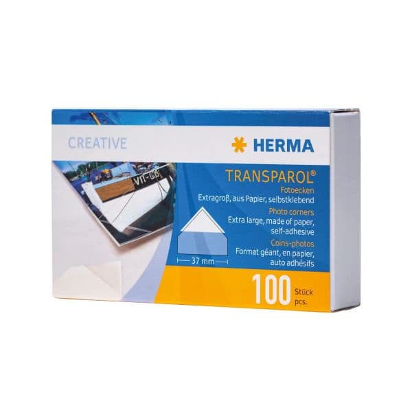 Herma Cantoneiras para Fotos Transparol 1302 XXL Transparente