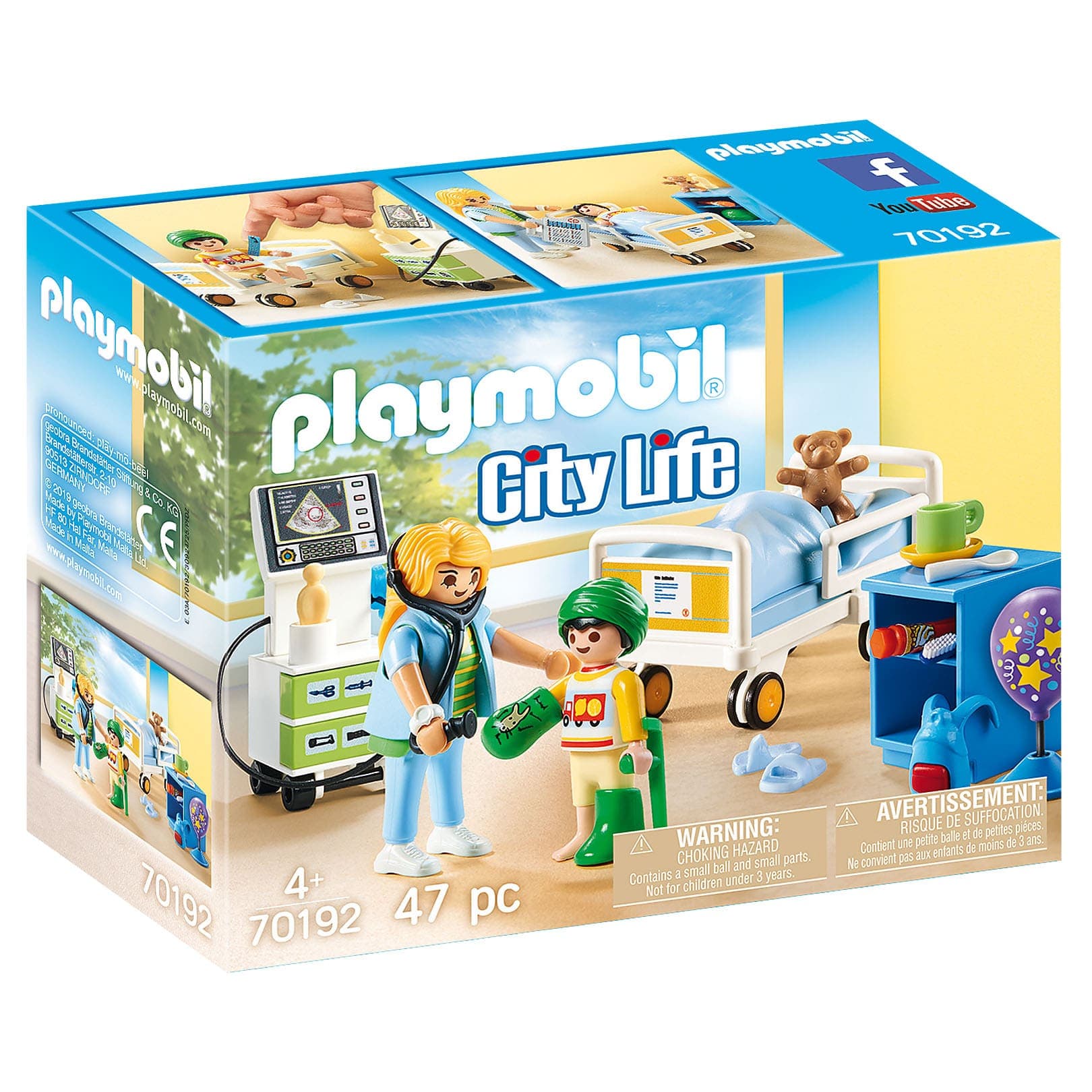 Playmobil Quarto Pediátrico - 70192