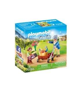 Playmobil City Life - Grandma with walker - 70194