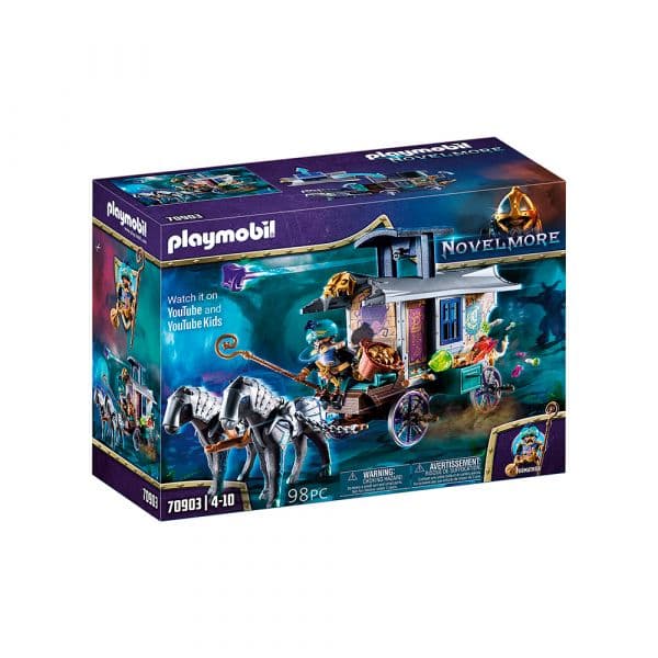 Playmobil Novelmore: Violet Vale - Carruajem De Comerciantes - 70903